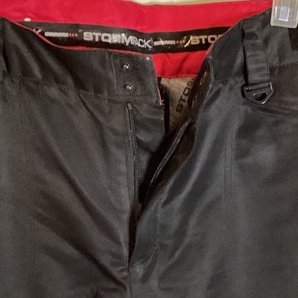 Sunice Stormpack Black Insulated Ski Pants Water Resistant with Gaiters Size M - Picture 4 of 14